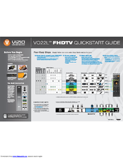 Vizio VO22LFHDTV10A Quick Start Manual