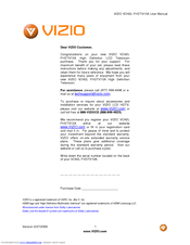 Vizio VO42L FHDTV10A User Manual