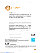 Vizio VOJ320M User Manual