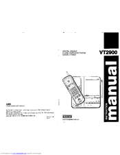VTech VT2900 Instruction Manual