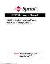 Sprint SP1733 Owner's Manual