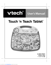 VTech Touch  n Teach Tablet User Manual