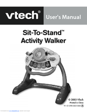 VTech Sit-to-Stand Activity Walker User Manual