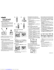VTech DS4122-3 Quick Start Manual