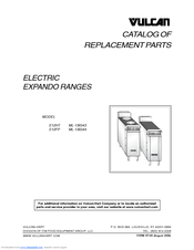 Vulcan-Hart E12HT Replacement Parts Catalog