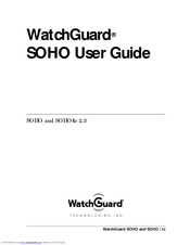 Watchguard SOHO  SOHO and SOHO | tc User Manual