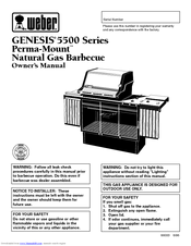 Weber Genesis 5500 NG Owner's Manual