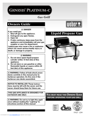 Weber Genesis Platinum C Owner's Manual