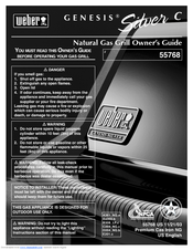 Weber Genesis Silver C 55768 Owner's Manual