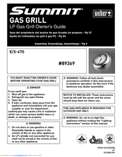 Weber Summit 89369 Owner's Manual