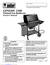 Weber GENESIS GENESIS 1300 Owner's Manual