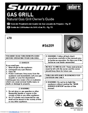 Weber Summit 470 Owner's Manual