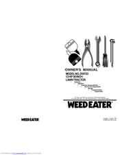 Weed Eater 259723 Owner's Manual