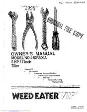 Weed Eater 147980 Owner's Manual