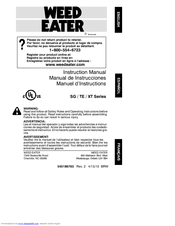 Weed Eater SG14 Instruction Manual
