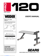 Weider PRO 120 User Manual