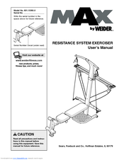 Weider MAX User Manual