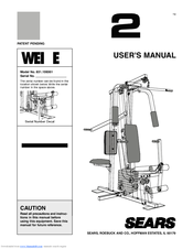 Weider 2 User Manual
