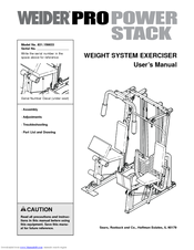 Weider Pro Power Stack User Manual