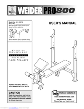 Weider 831.150740 User Manual