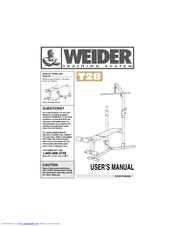 Weider T28 User Manual