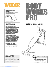 Weider BODY WORKS PRO User Manual