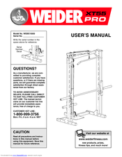 Weider Pro Xt55 User Manual