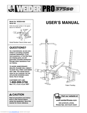 Weider WEBE44490 User Manual