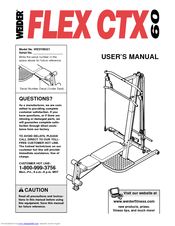 Weider Flex Ctx 60 User Manual