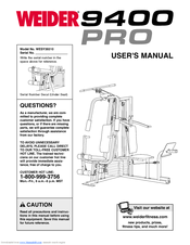 Weider 9400 PRO User Manual