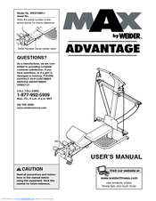 Weider MAX Advantage User Manual