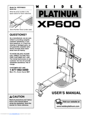 Weider Platinum 600/xp600 User Manual
