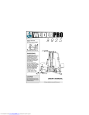Weider PRO 9925 User Manual