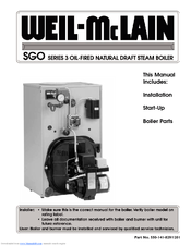 Weil-McLain SGO-8 Manual