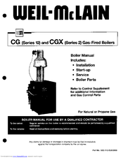Weil-McLain CGX-3 series Owner's Manual