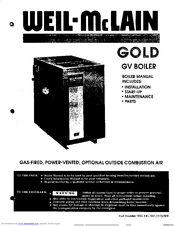 Weil-McLain Gold GV-6 Product Manual