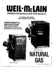 Weil-McLain VHE Series 2 Replacement Instructions Manual