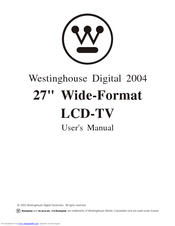 Westinghouse W32701 User Manual