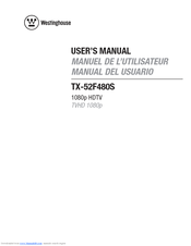 Westinghouse TX-52H480S User Manual