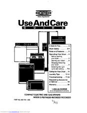 Whirlpool RGC3622D Use And Care Manual