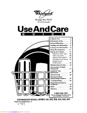 Whirlpool 806 Use And Care Manual