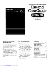 Roper WU1000XO Use And Care Manual