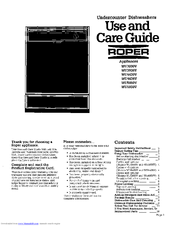 Roper WU3000V Use & Care Manual