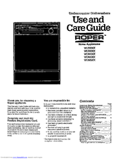 Roper WU3OOOX Use And Care Manual