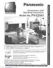 Panasonic PV-C2541 Operating Manual