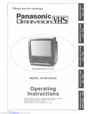 Panasonic PV-M1367AD Operating Operating Manual