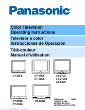 Panasonic CT-32G8 Operating Manual