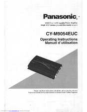 Panasonic CY-M9054 Operating Instructions Manual