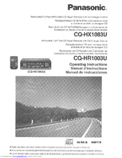 Panasonic CQ-HR1003U Operating Manual