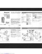 Panasonic RN-202 Operating Instructions